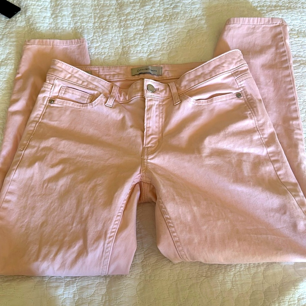 Pink Calvin Klein jeans